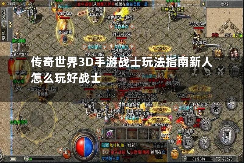 传奇世界3D手游战士玩法指南新人怎么玩好战士